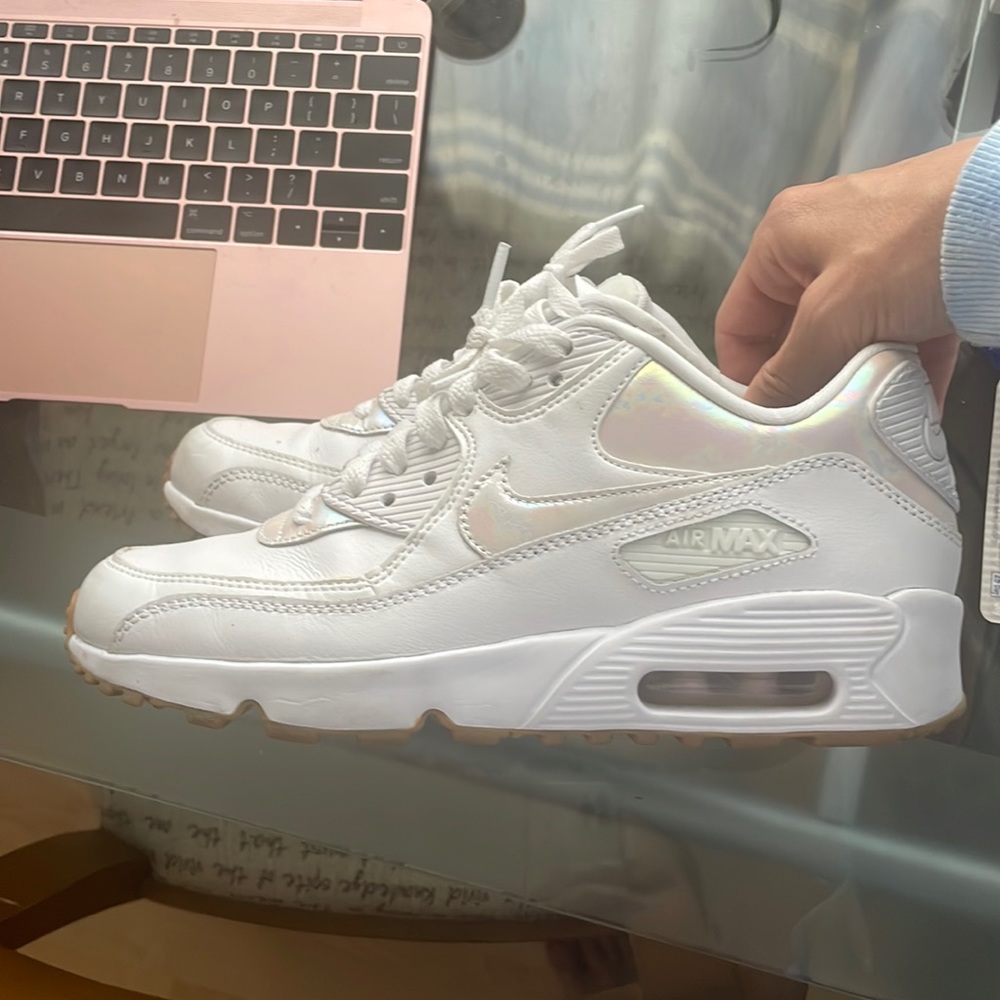 White Nike Air Maxs